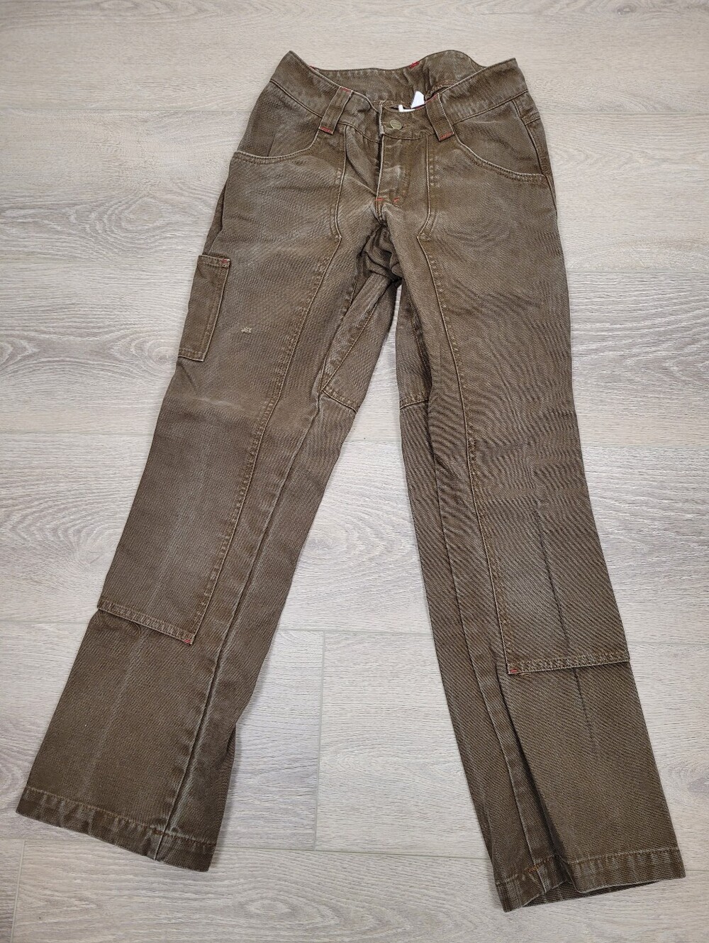 Vintage Red Ants Pants Brown Women Work Pants USA Made in USA Size: 27x 31